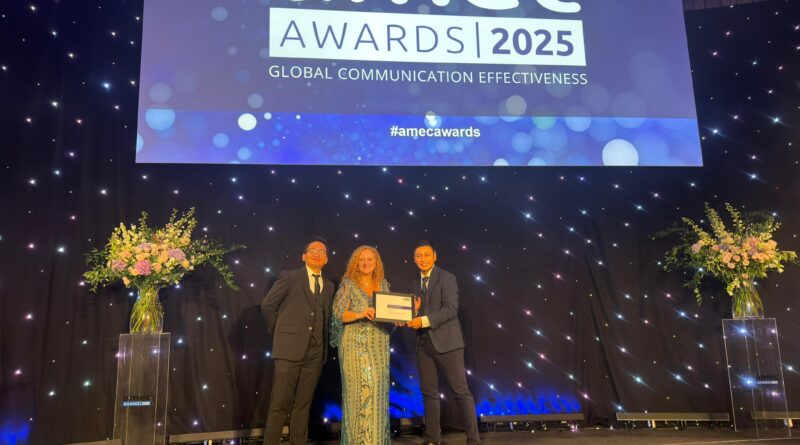 KPP MINING Raih Penghargaan Bergengsi pada AMEC Global Communication Effectiveness Awards 2025 di London